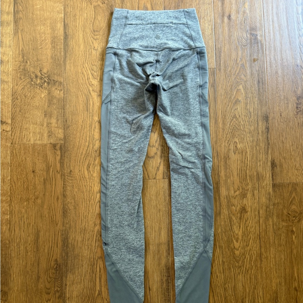 Womens Lululemon Make A Move Tight Heathered Gray Size 2